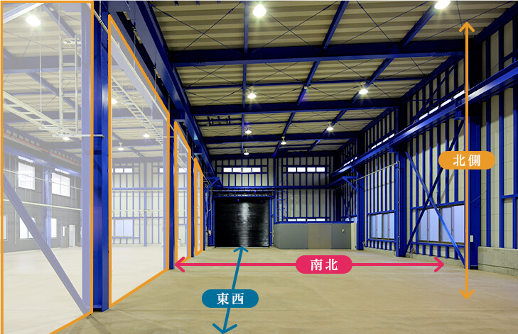 羽島本社工場棟 内部 北側エリア
